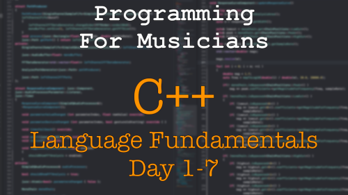 PFM C++ Language Fundamentals Day 1-7 small