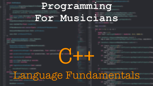 PFM C++ Language Fundamentals small